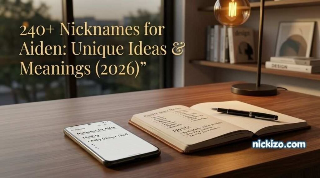 240+ Nicknames for Aiden: Unique Ideas & Meanings (2026)