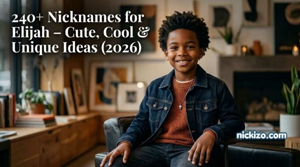 240+ Nicknames for Elijah – Cute, Cool & Unique Ideas (2026)