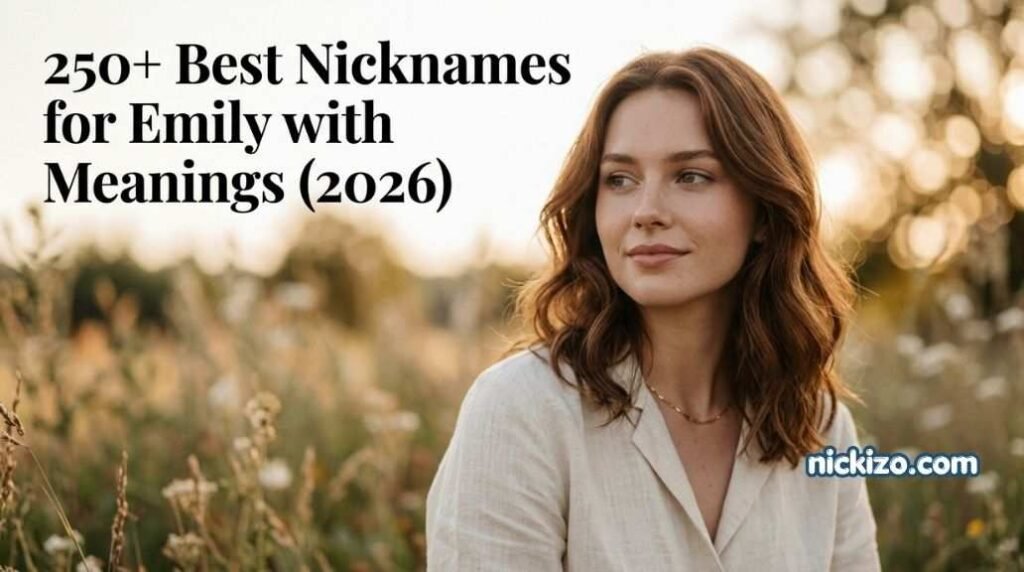 250+ Best Nicknames for Emily with Meanings (2026)